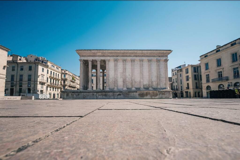 Le Contemporain-2 Chambres-Vue Eglise Saint Paul Nimes Ngoại thất bức ảnh